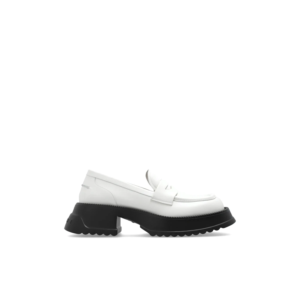 Marni Platform loafers White, Dam