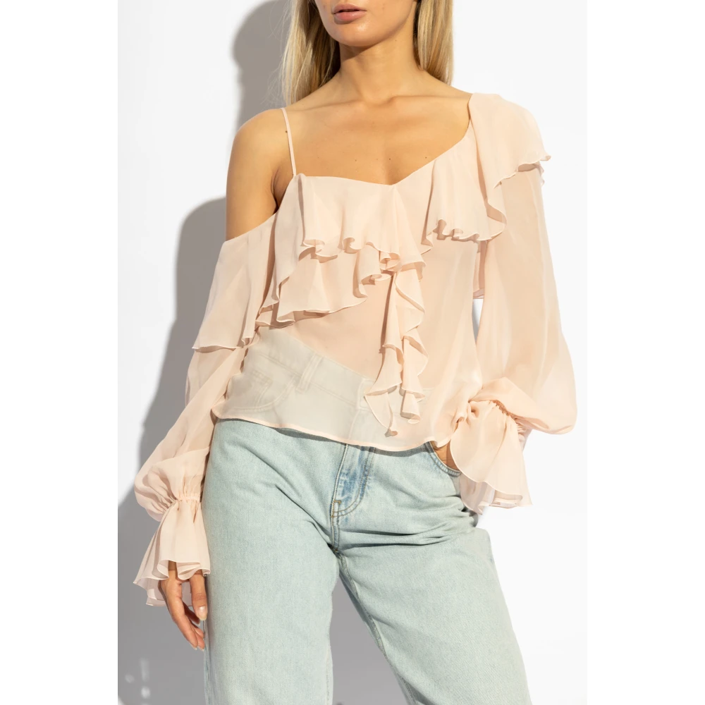 Blumarine Zijden top Pink Dames