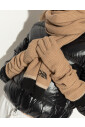 ribbed-lange-handsker-beige-logo