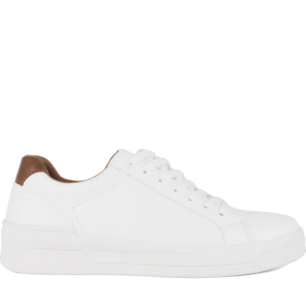 Santino Milano Witte Gesloten Sneakers voor Mannen Heren Schoenen