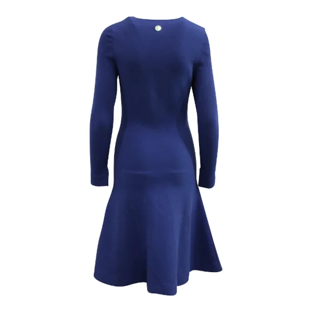 Mugler Pre-owned Fabric dresses Blue Dames