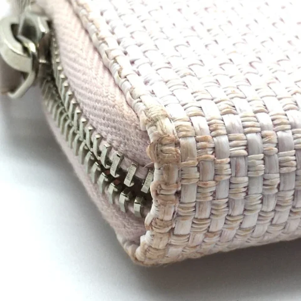 Chanel Vintage Pre-owned Leather wallets Gray Dames