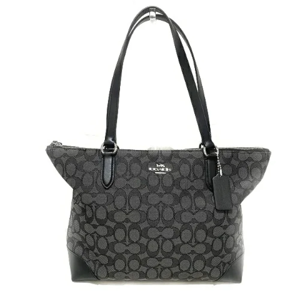 Coach Pre-owned Canvas handbags Gray Dames