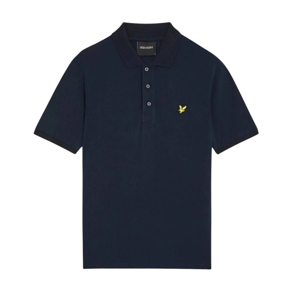 Lyle & Scott Men's Blue Polo Shirts, Xl, Classic Fit Polo Shirt Short Sleeves