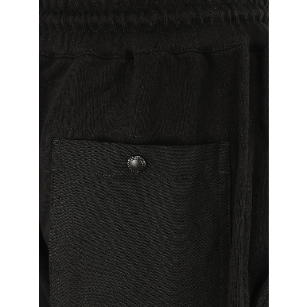 Junya Watanabe Sportieve Elastische Taille Trekkoord Broek Black Heren