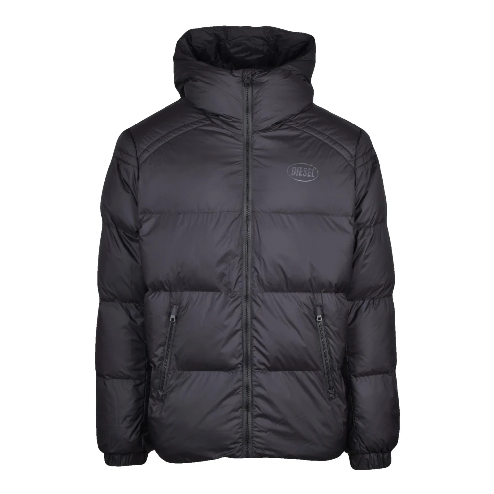 Diesel Uomo Nero Giacche, L, New,