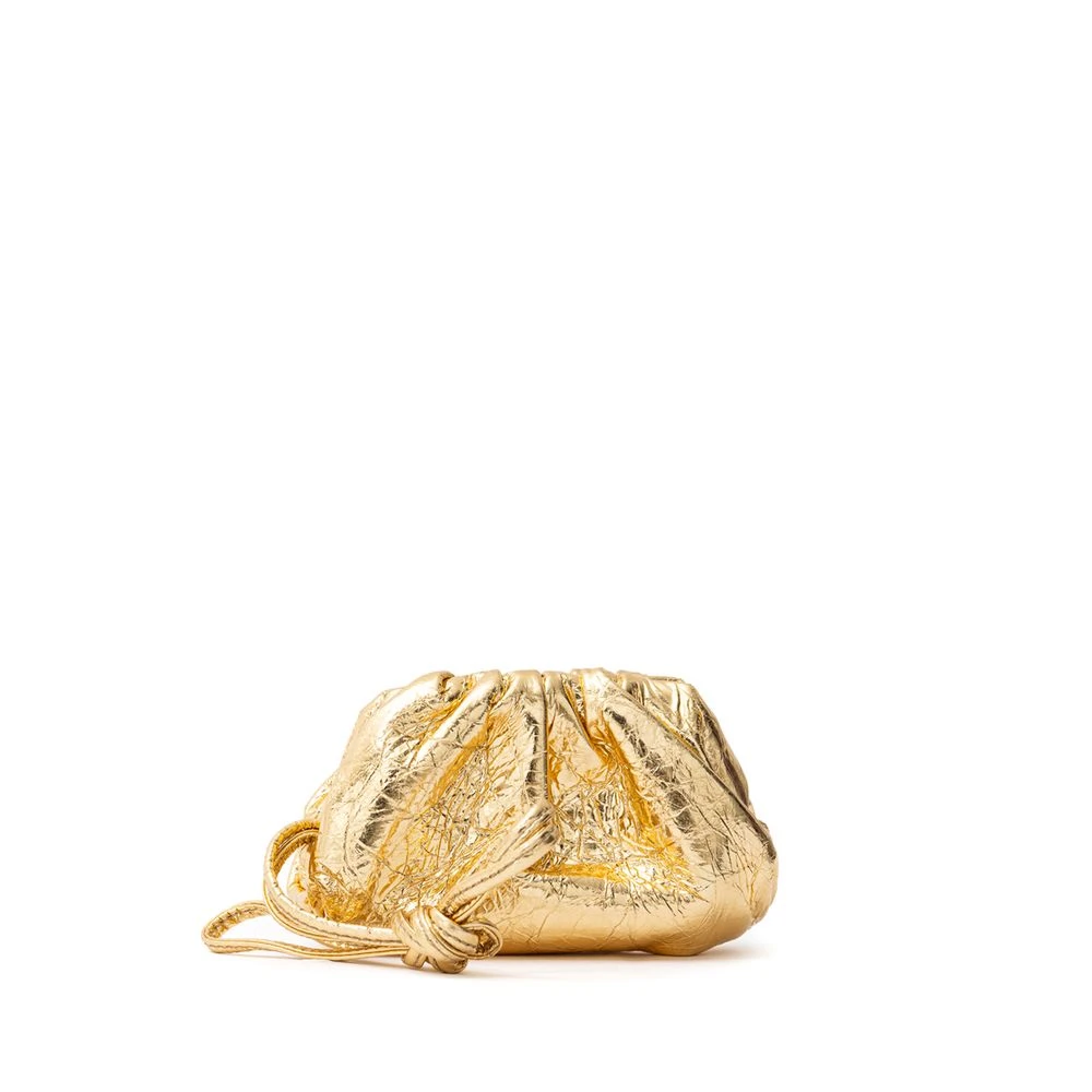 Bottega Veneta Gyllene läderplånbok Yellow, Dam