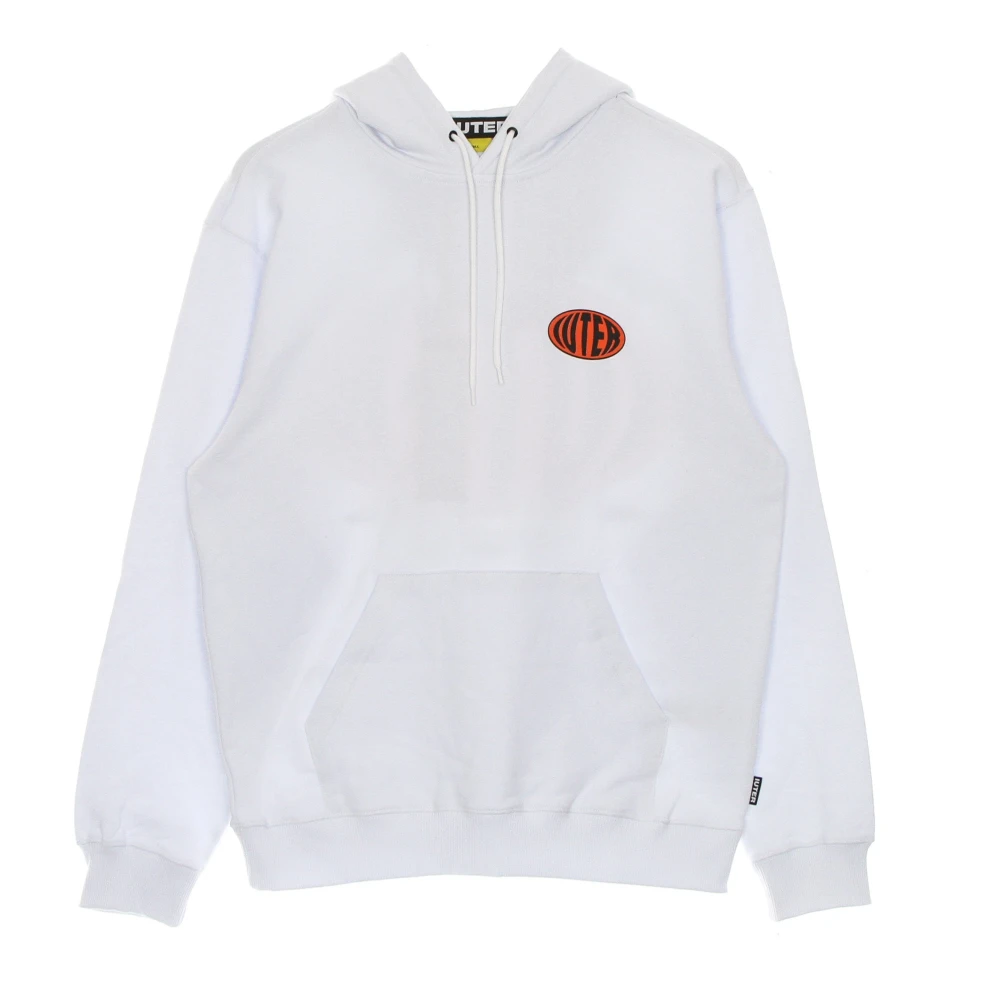 Iuter Witte Hoodie met capuchon Hungry White Heren