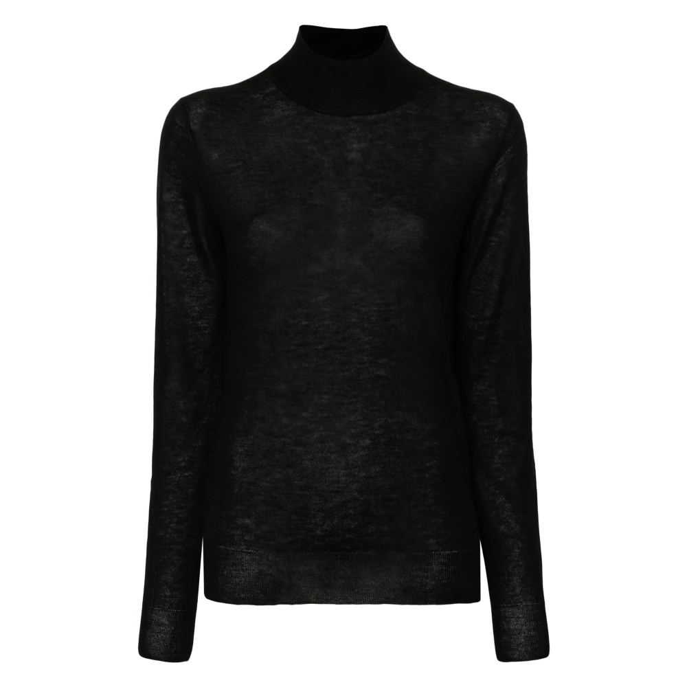 Joseph Zwarte Cashmere Casual Sweater Black Dames