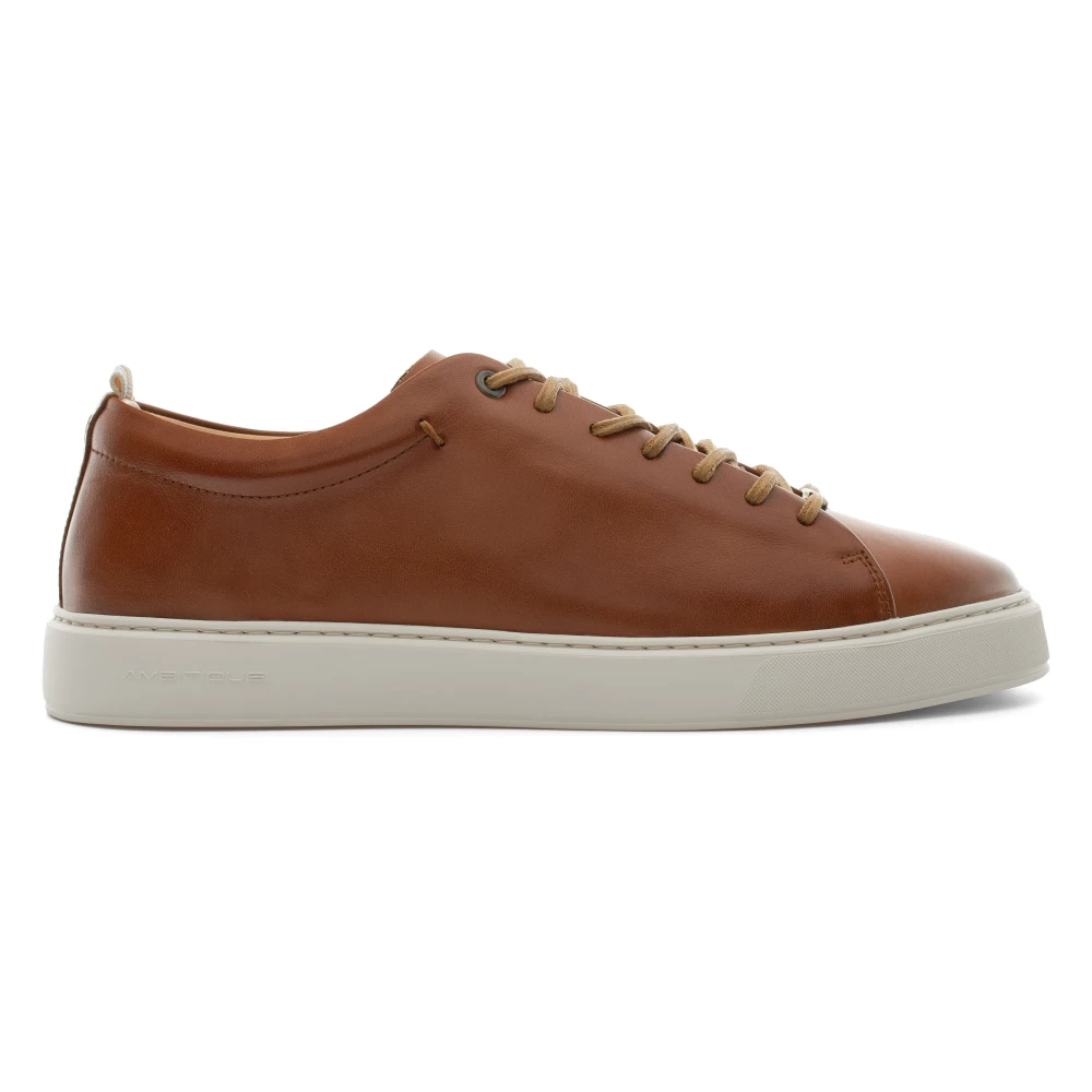 Ambitious Minimalistische Sneaker Heren Schoenen Bruin