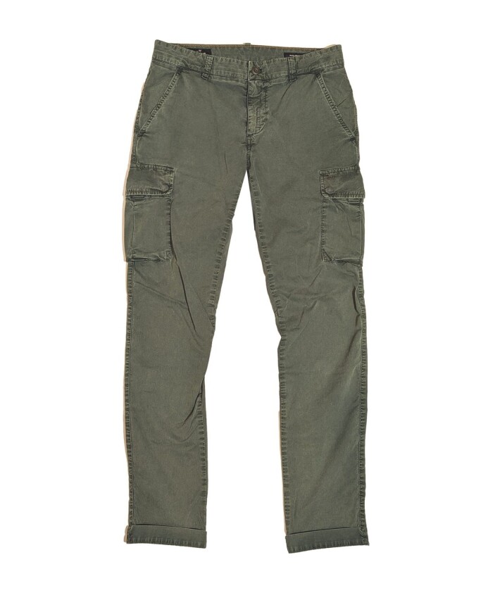 pantalon-cargo-slim-iconique-vert
