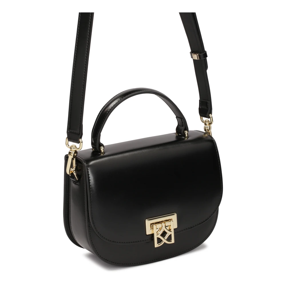 Kazar Kleine handtas met handvat en decoratieve sluiting Black Dames