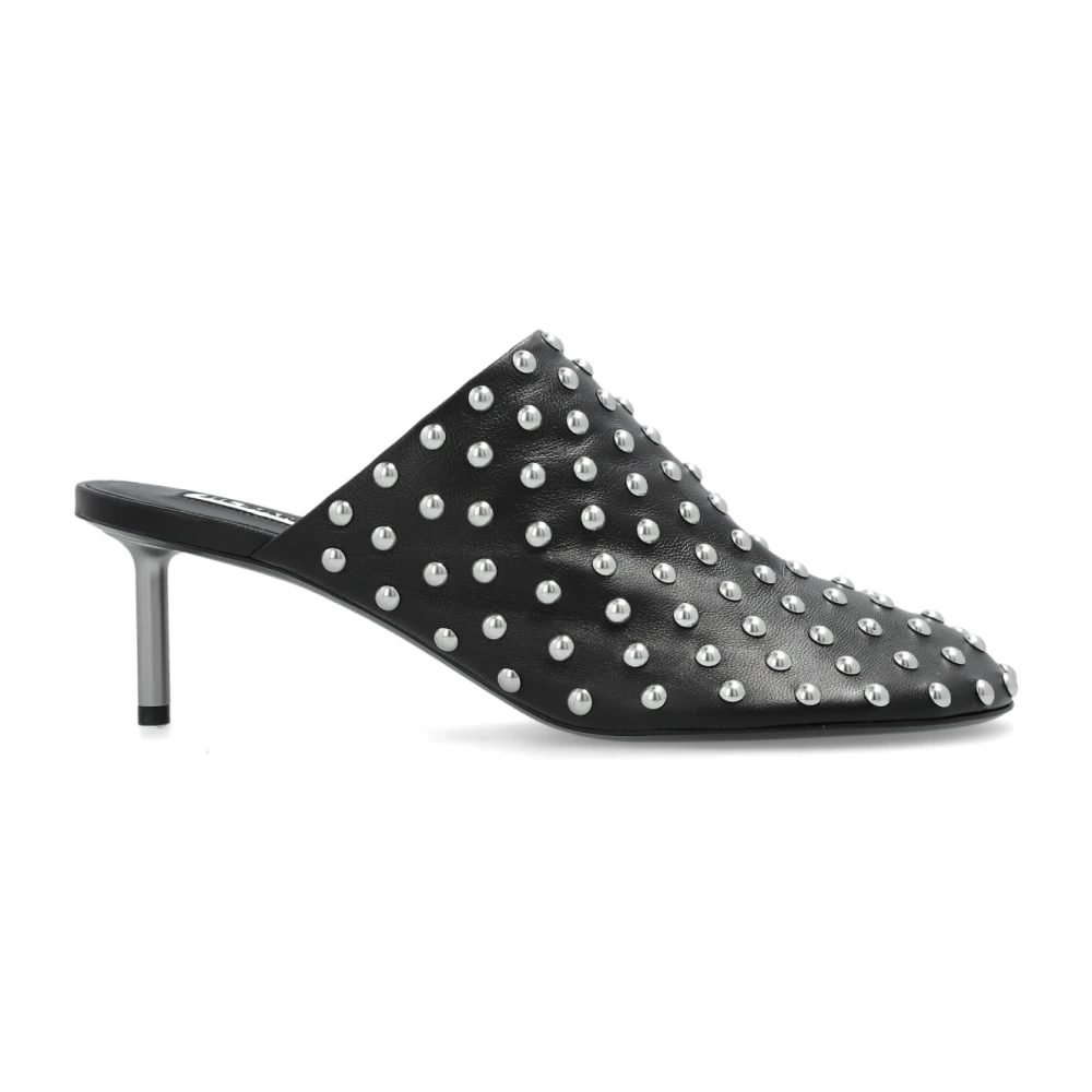 Jil Sander Damen Schwarz Schuhe, K, 40 Eugröße: