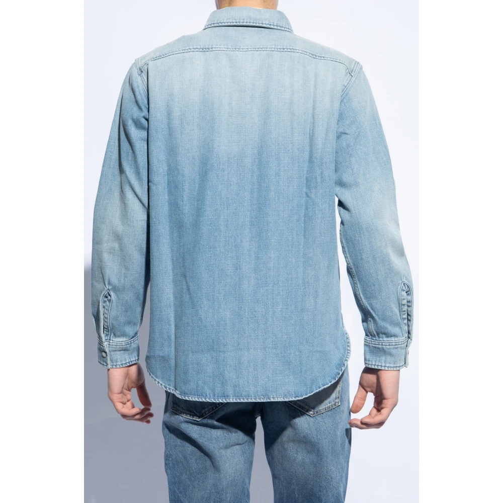 Saint Laurent Denim overhemd Blue Heren