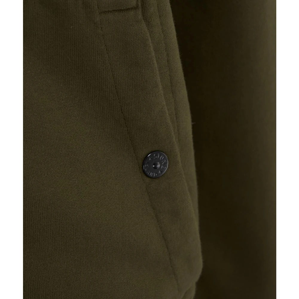 Stone Island Stijlvolle Rits Hoodie Green Heren