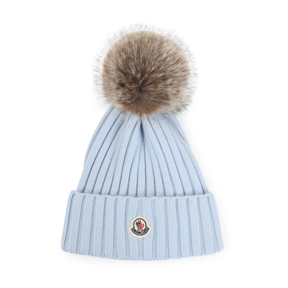 Moncler Women's Blue Stylish Winter Hat For Men