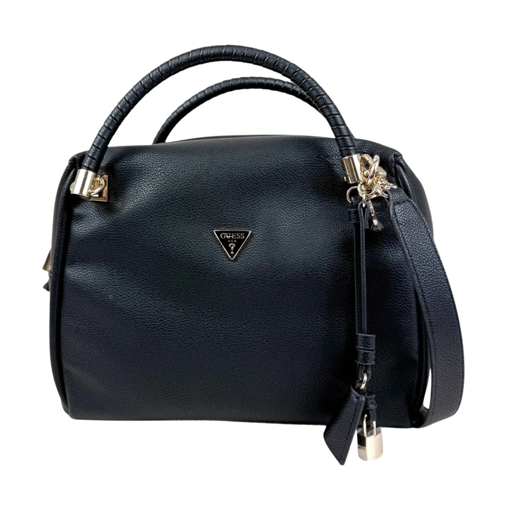 Guess Women's Black Handbags, One Size, Danya Satchel