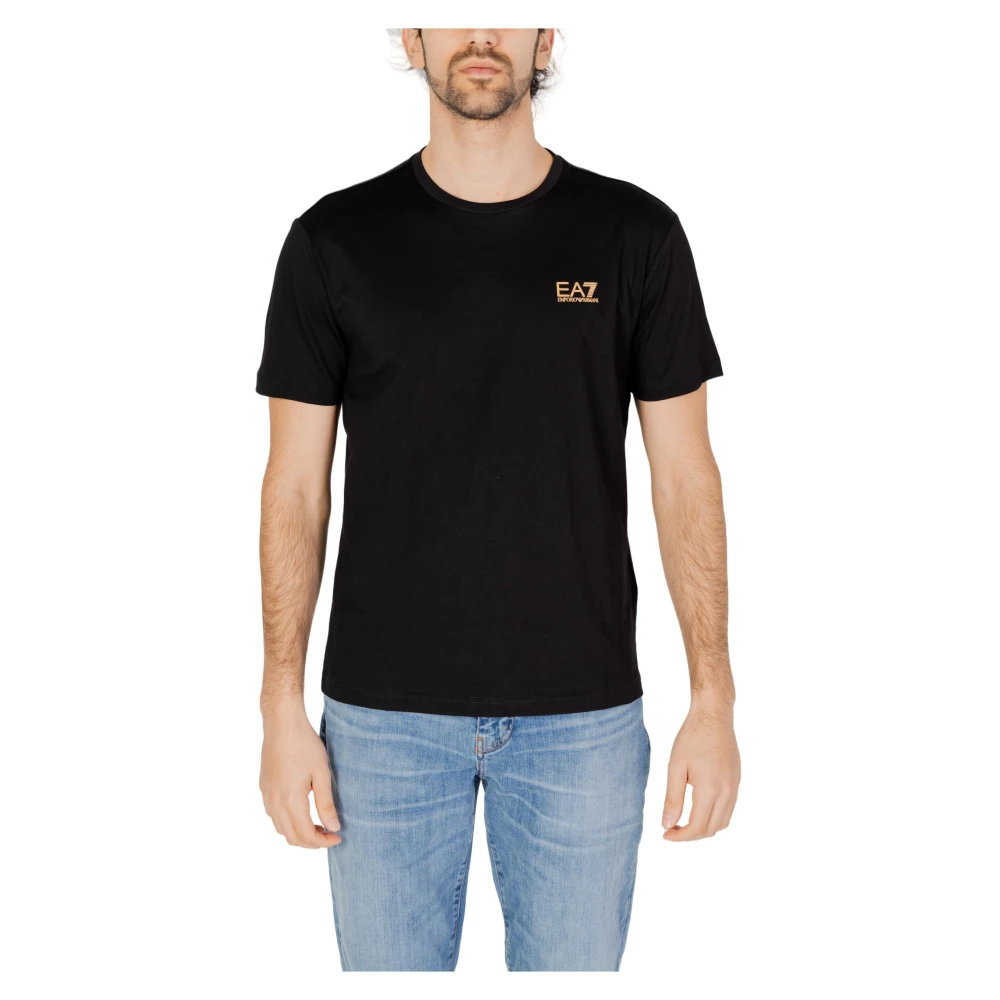 Emporio Armani EA7 Herr T-Shirt - Vår/Sommar Kollektion Black, Herr