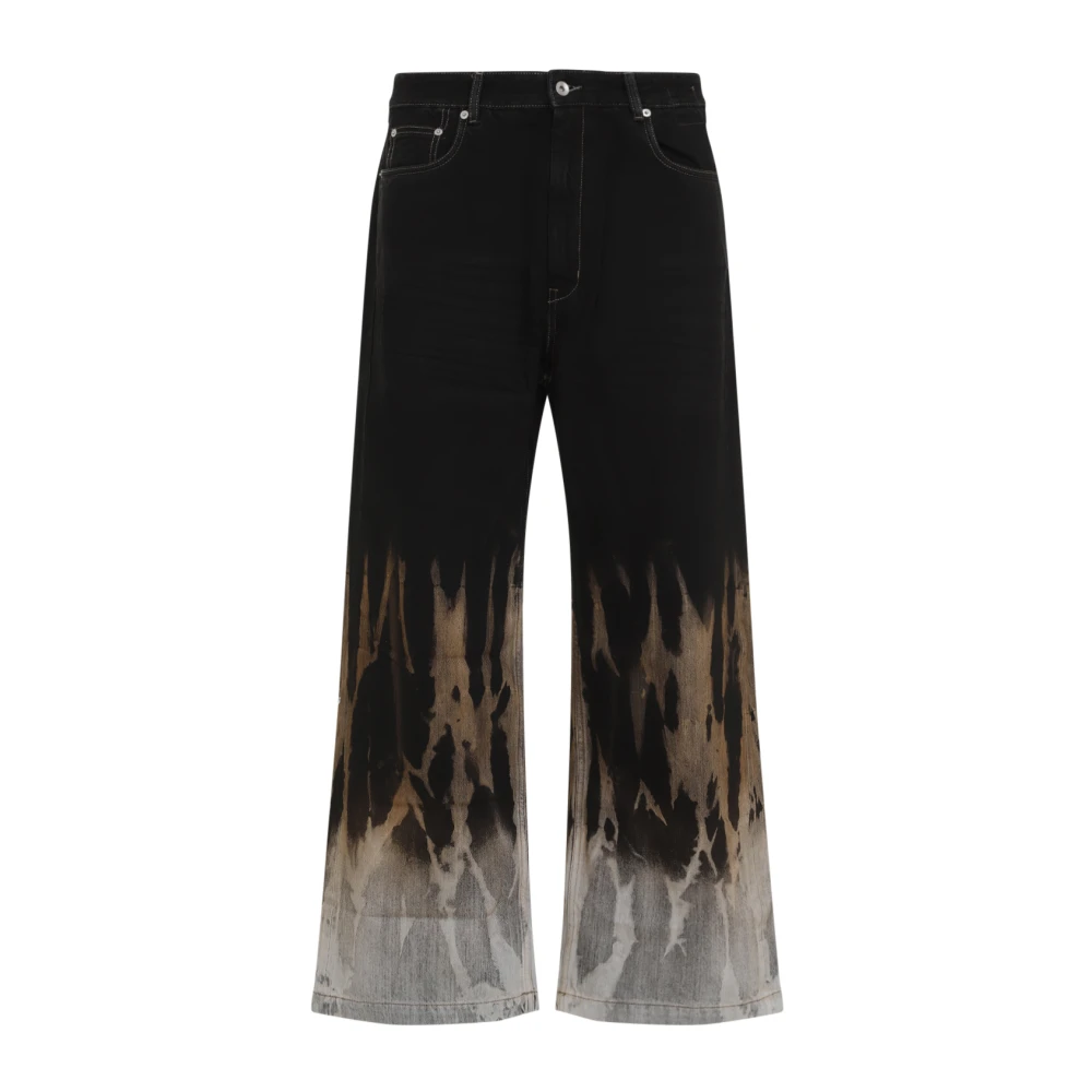 Rick Owens Zwarte Jeans voor Mannen Aw24 Black Heren