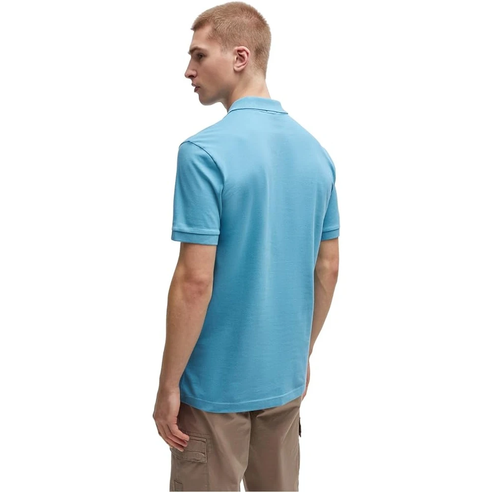 Boss Polo Shirt voor Mannen Blue Heren
