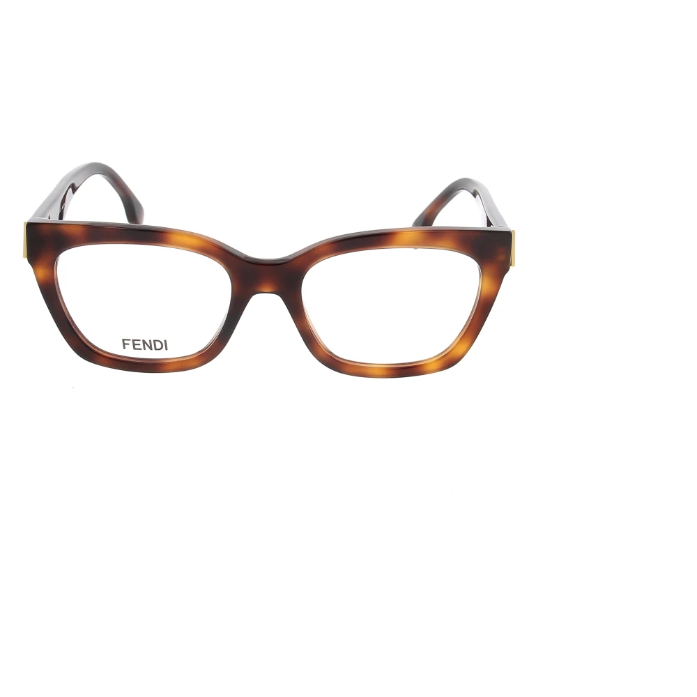 Fendi Stijlvolle zonnebril met 52mm lensbreedte Brown Unisex