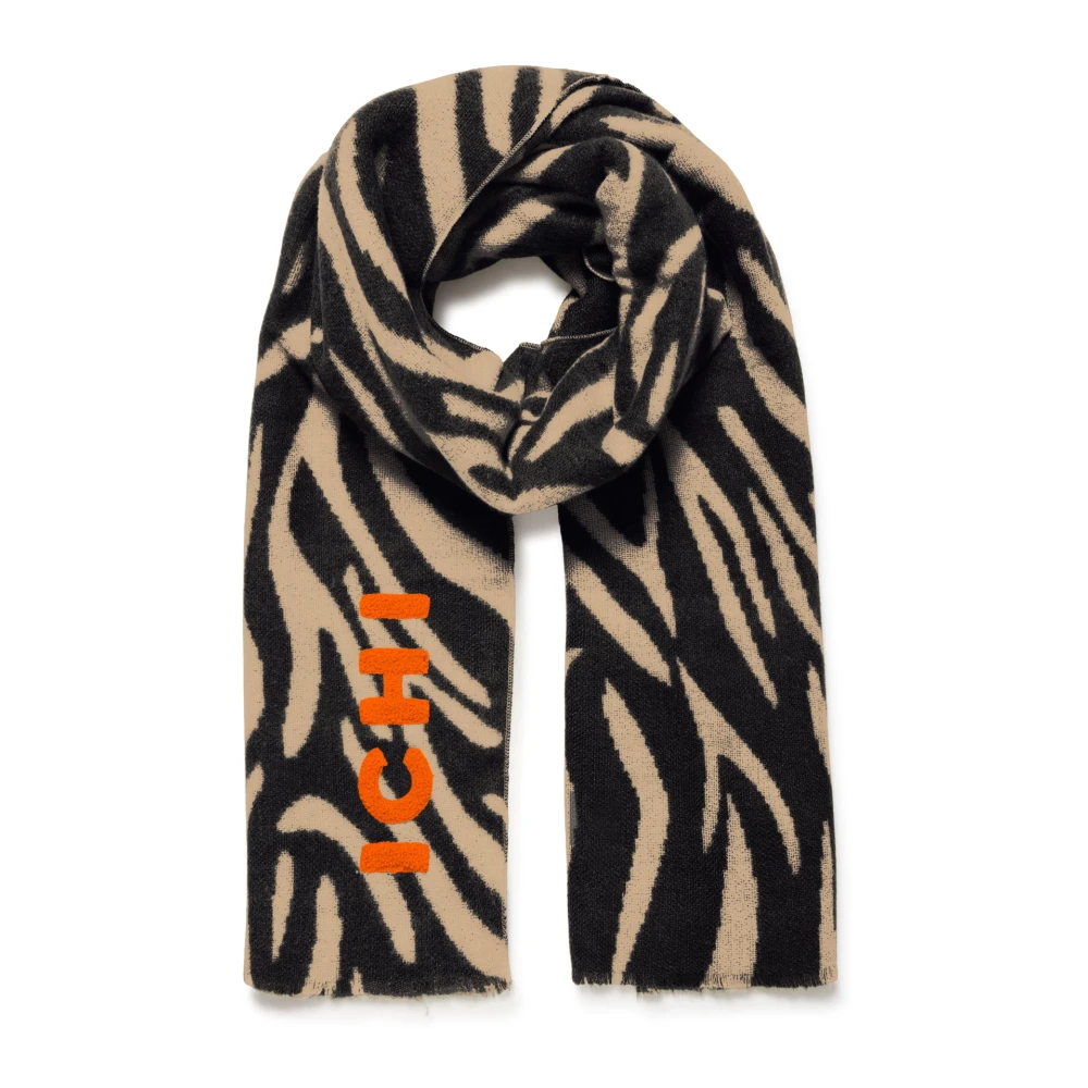 Ichi Femme Noir Accessoires, Taille: One Size Winter Scarves