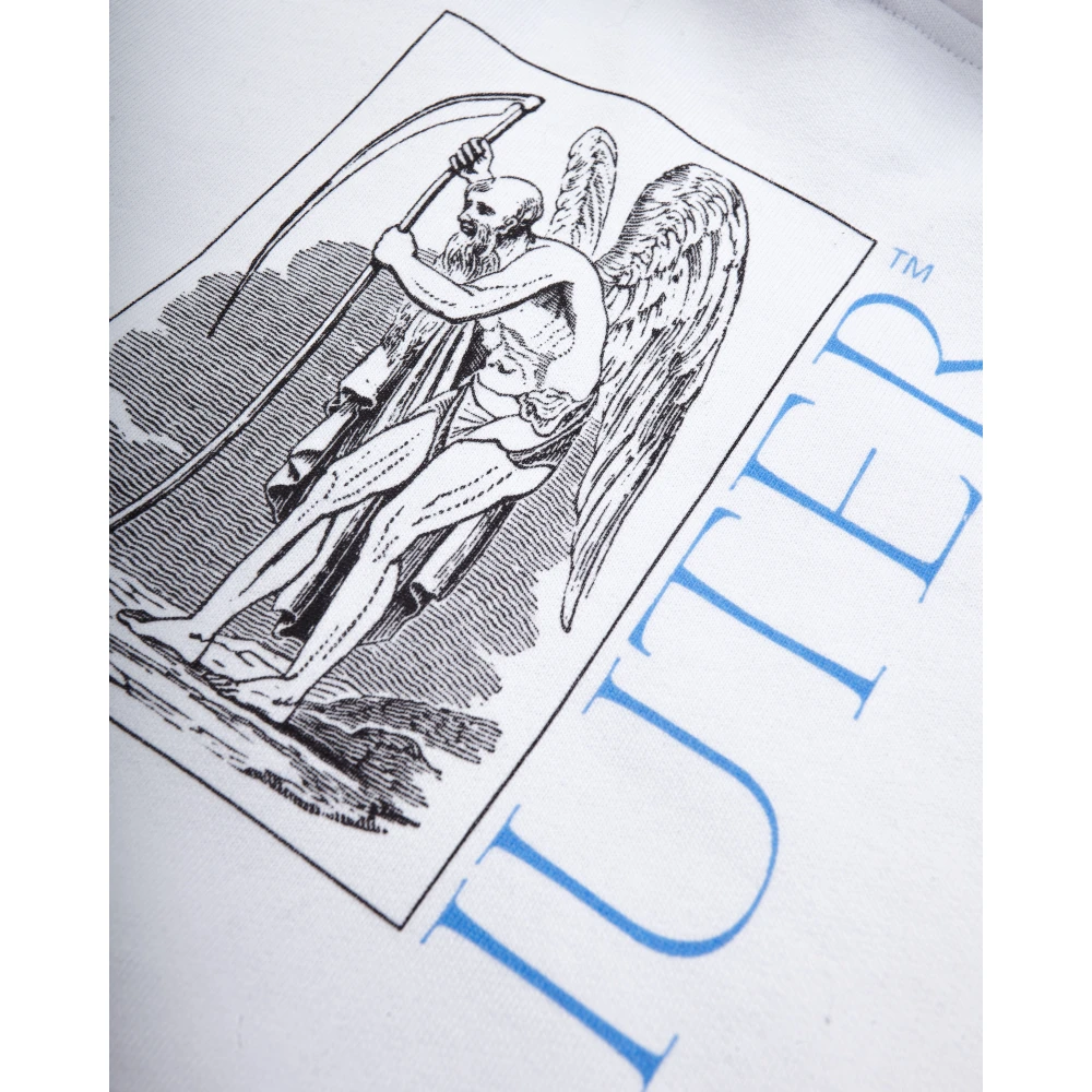 Iuter Witte Cruel World Hoodie White Heren