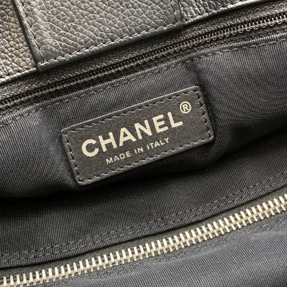 Chanel Vintage Pre-owned Leather chanel-bags Black Dames