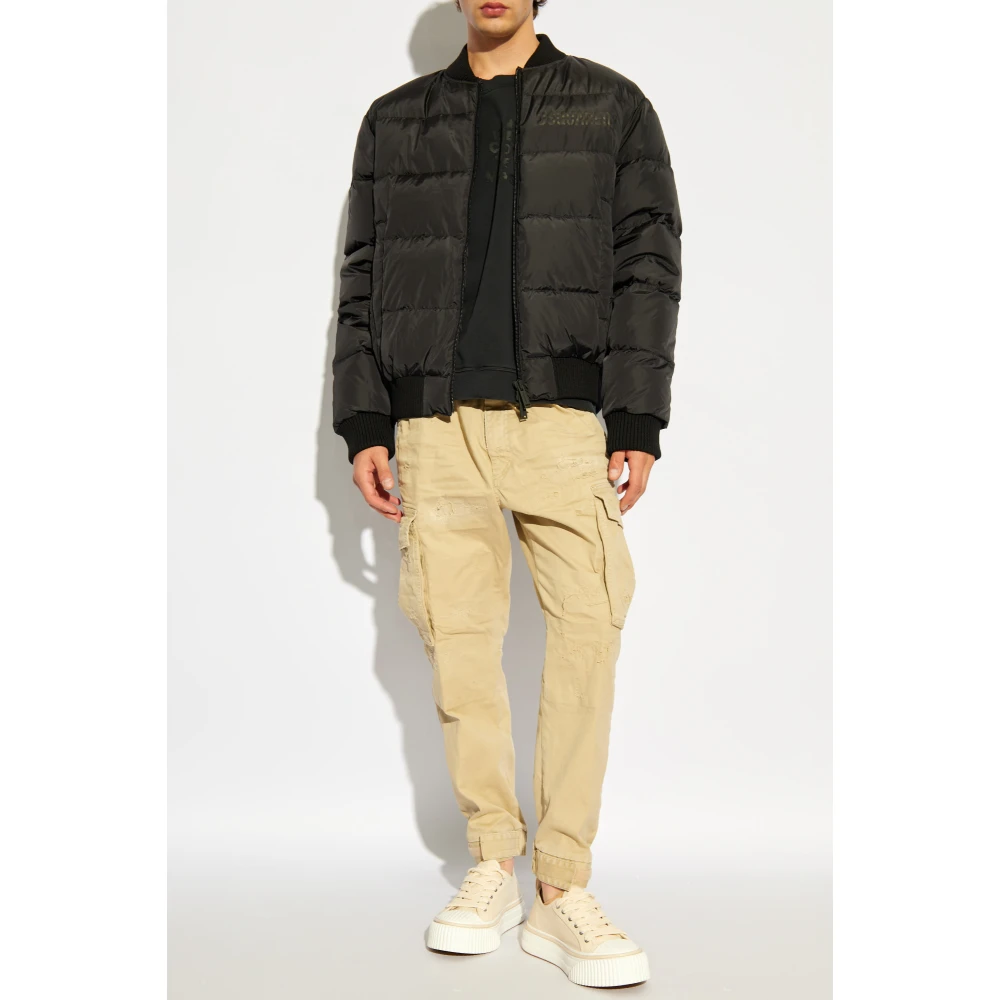 Dsquared2 Sweatshirt met Logo Black Heren