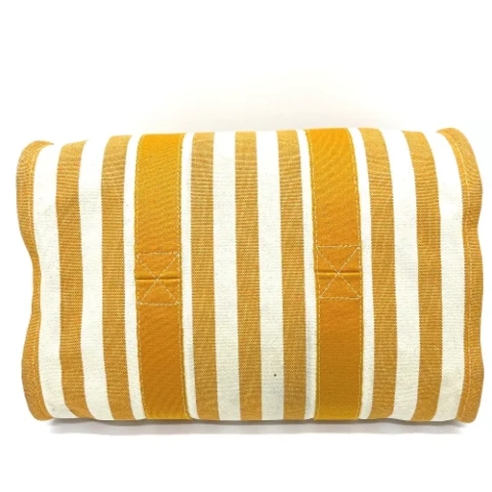 Hermès Vintage Pre-owned Cotton handbags Orange Dames