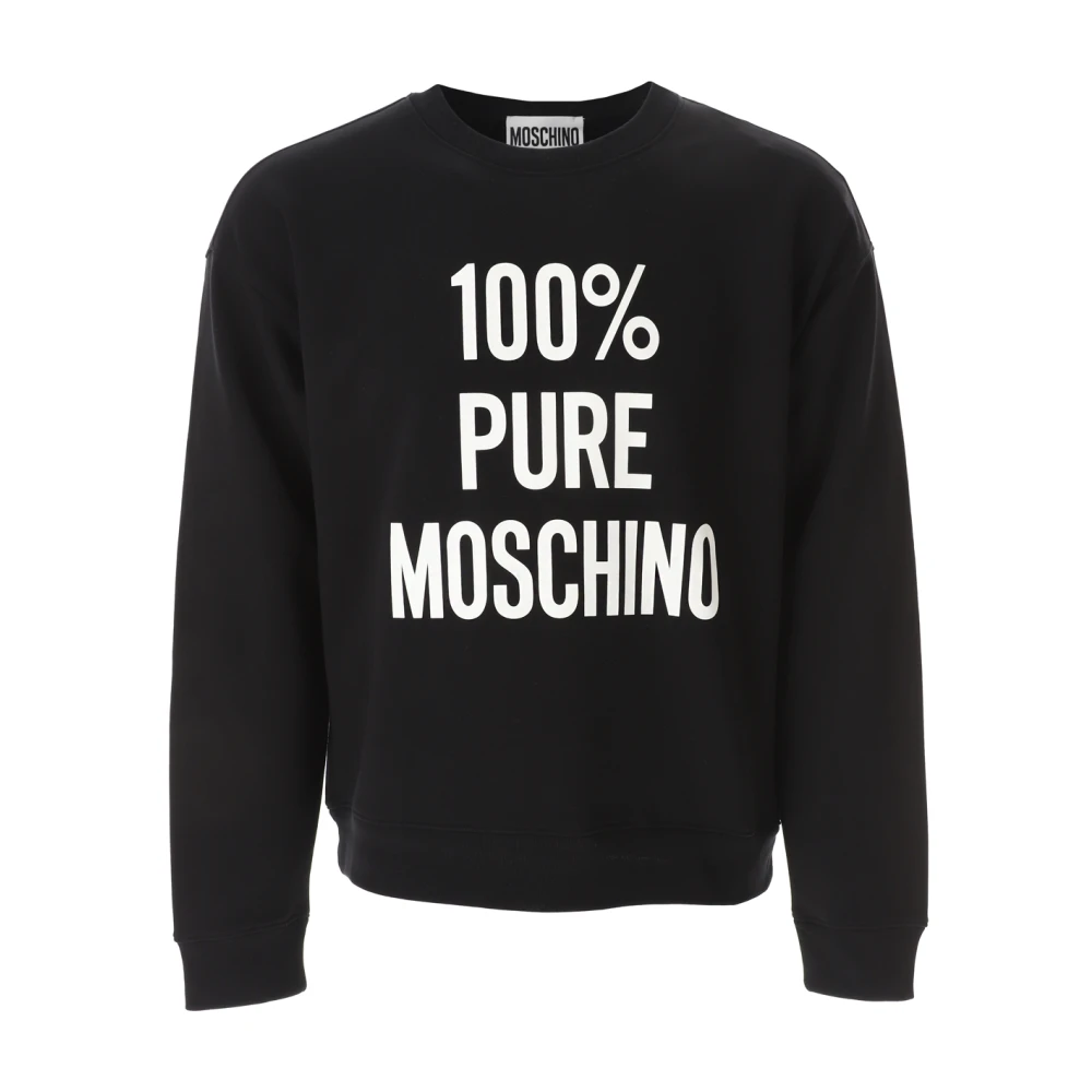 Moschino Pure Sweatshirt Lange Mouwen Zwart Black Heren