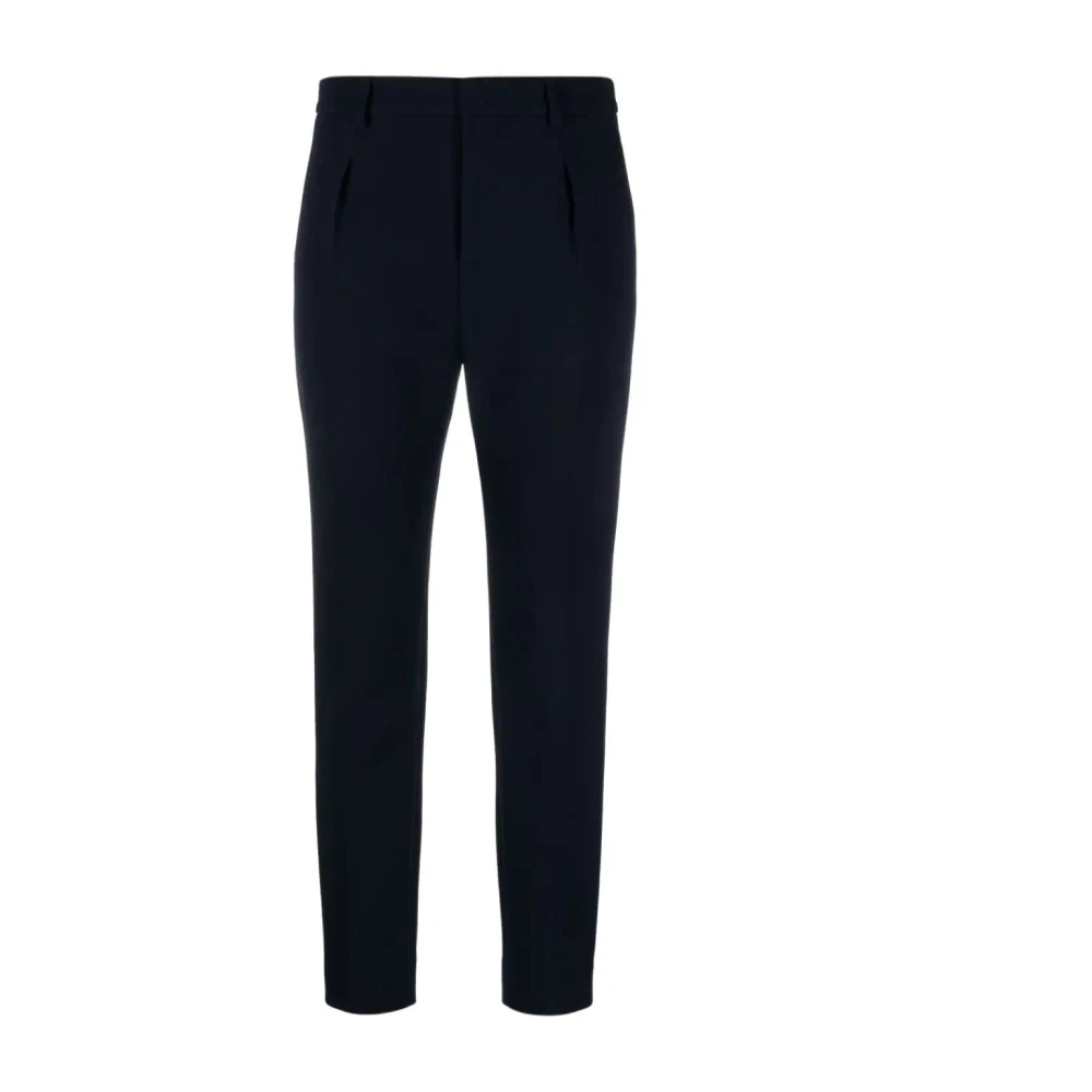 Ralph Lauren Clancy Geplooide Tailored Broek Blue Dames