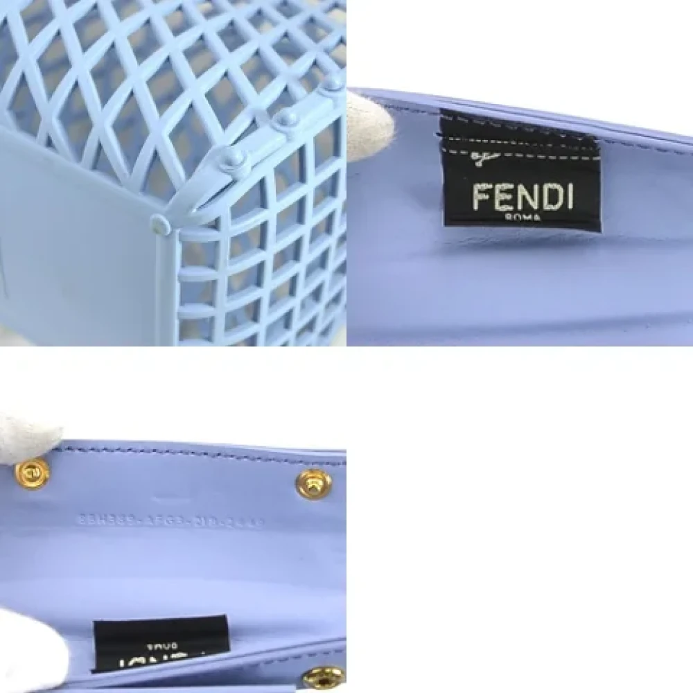 Fendi Vintage Pre-owned Fabric fendi-bags Blue Dames