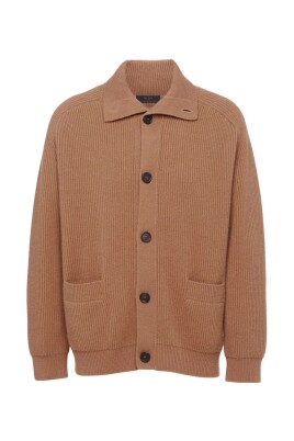 brown-knitwear-cardigan-aw24-stylish