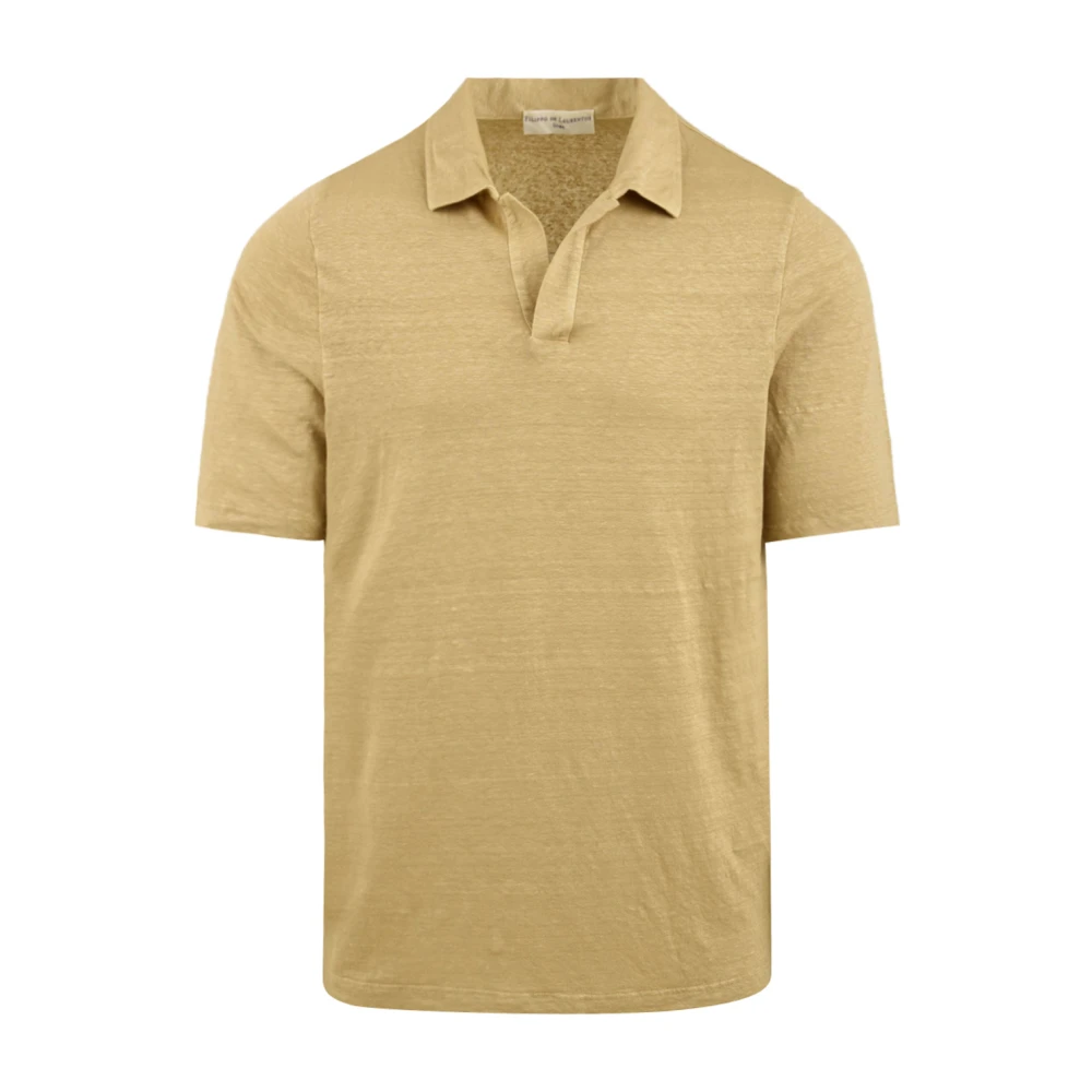 Filippo De Laurentiis Beige T-shirts en Polos Beige Heren