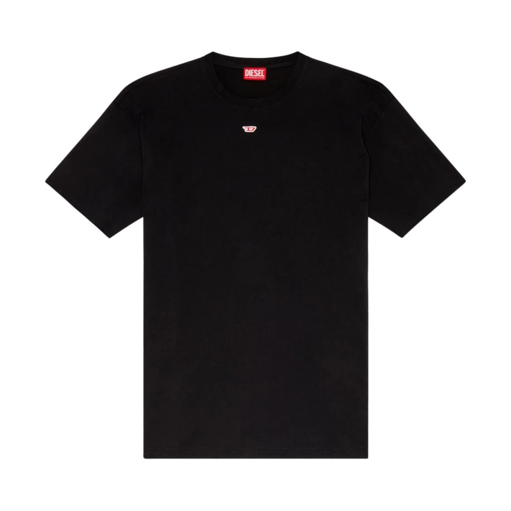 Diesel Zwarte T-shirts en Polos Black Heren