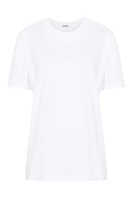 Vit Långärmad Sov T-shirt