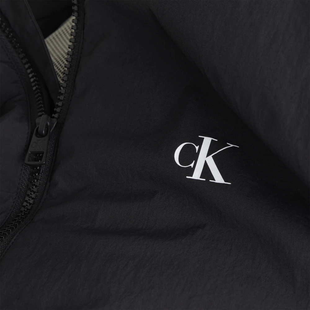 Calvin Klein Zwarte Geïsoleerde Lichtgewicht Gilet Black Heren