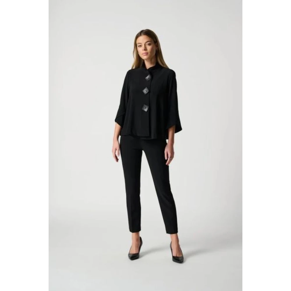 Joseph Ribkoff Zwarte Broek Elegante Stijl Black Dames