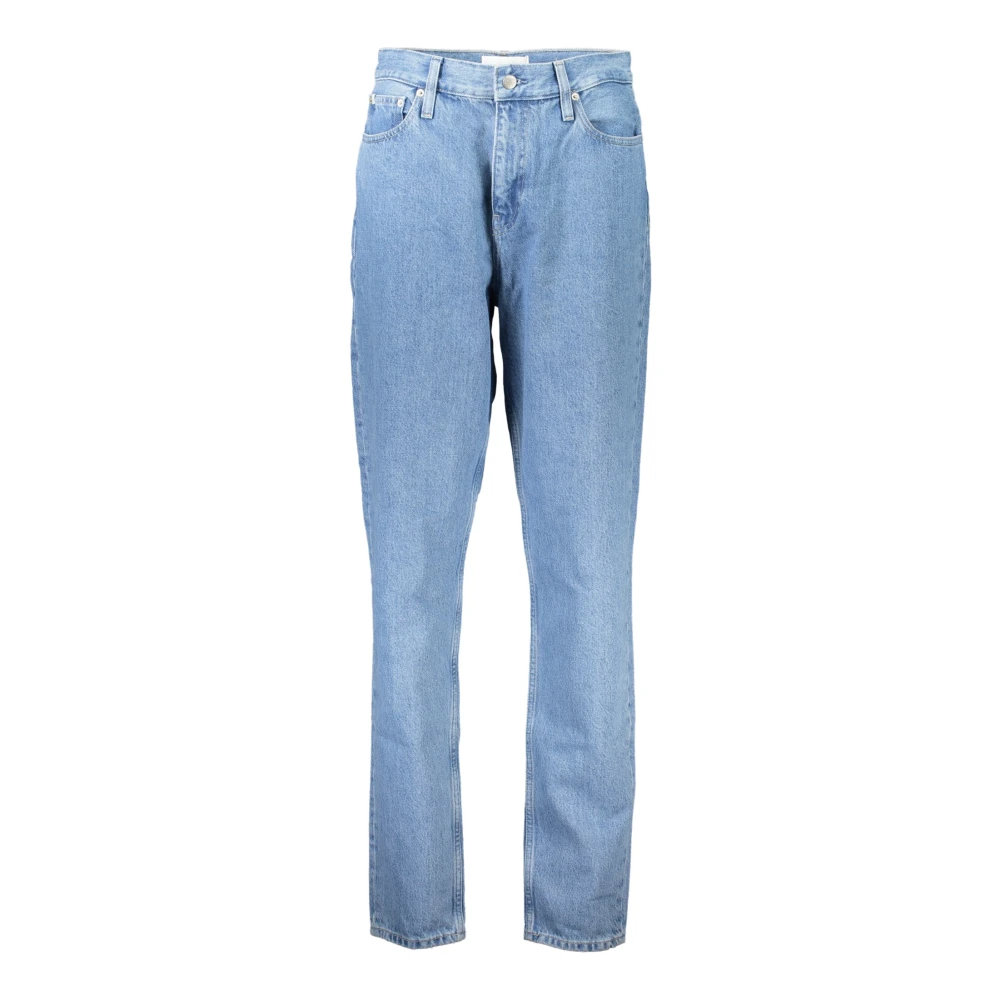 Calvin Klein Women's Blue Slim Fit Jeans, W27 L32, Denim Mom Jeans Logo