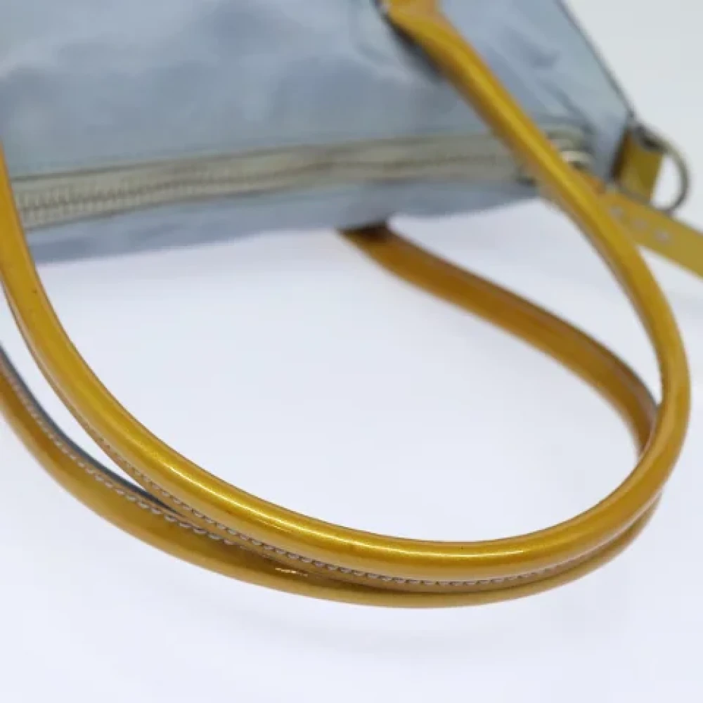 Prada Vintage Pre-owned Nylon handbags Blue Dames
