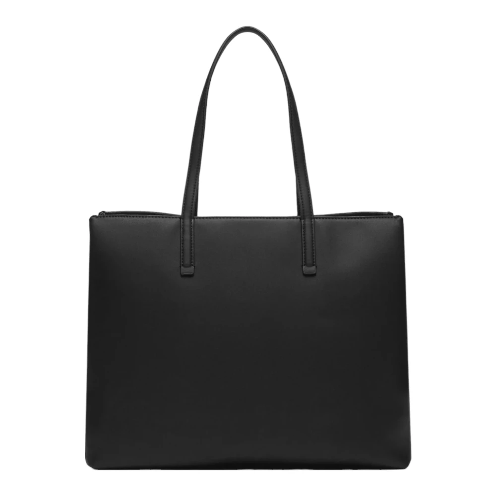 Calvin Klein Allover Print Shopper Tas Black Dames