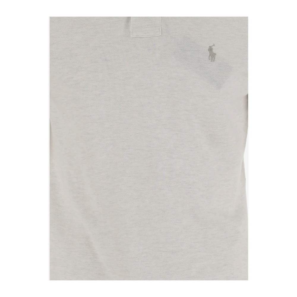 Polo Ralph Lauren Katoenen Polo Shirt Klassieke Kraag Geknoopt White Heren