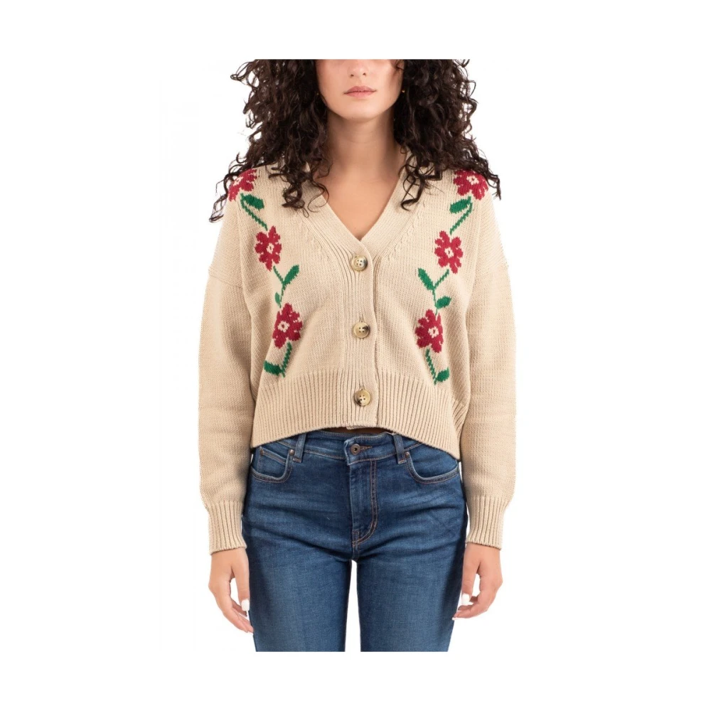 Weekend Dames Cardigan Sweater Beige Dames