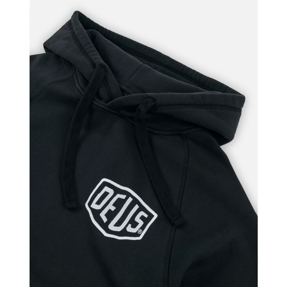Deus Ex Machina Zwarte trui met achterprint Black Heren