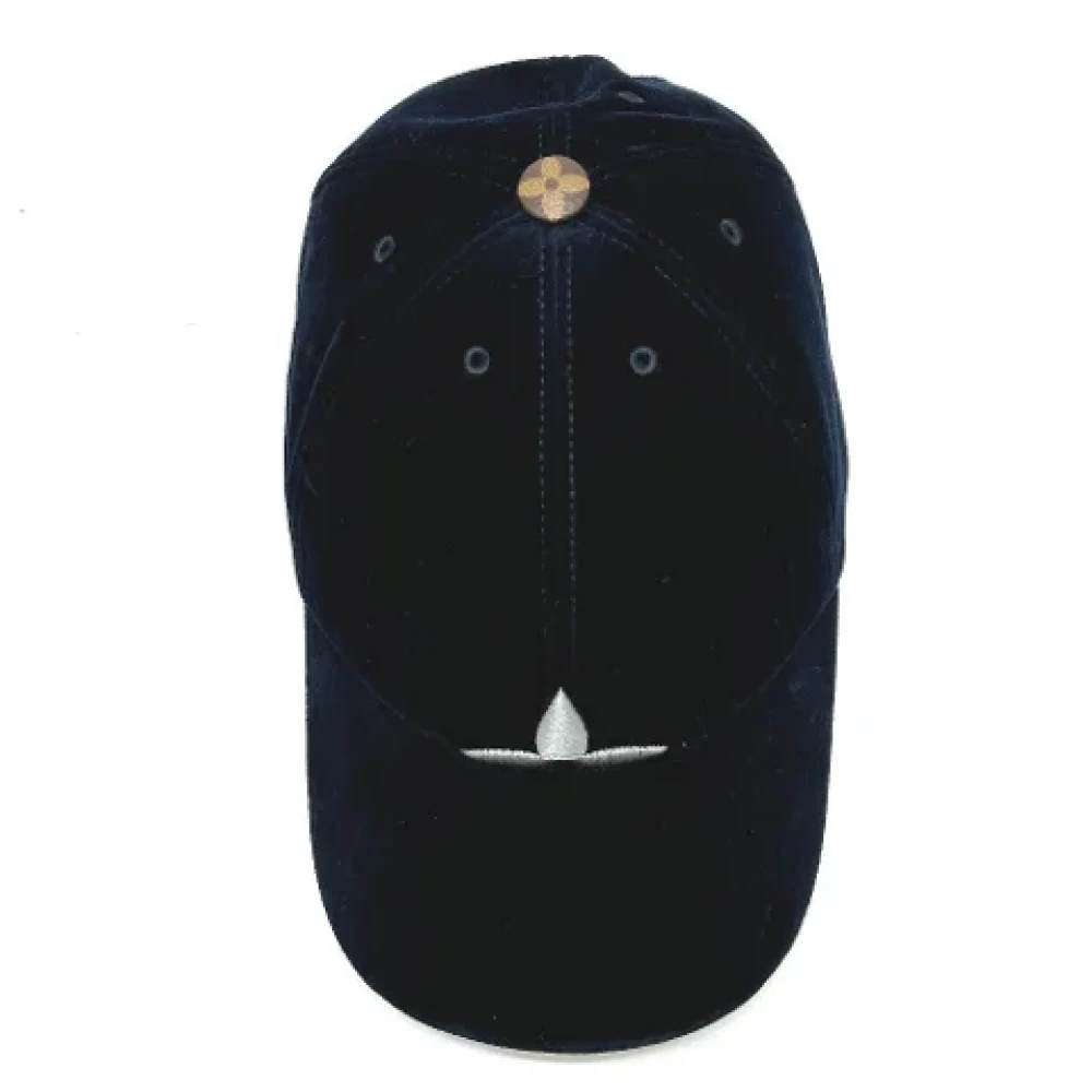 Louis Vuitton Vintage Pre-owned Cotton hats Blue Dames