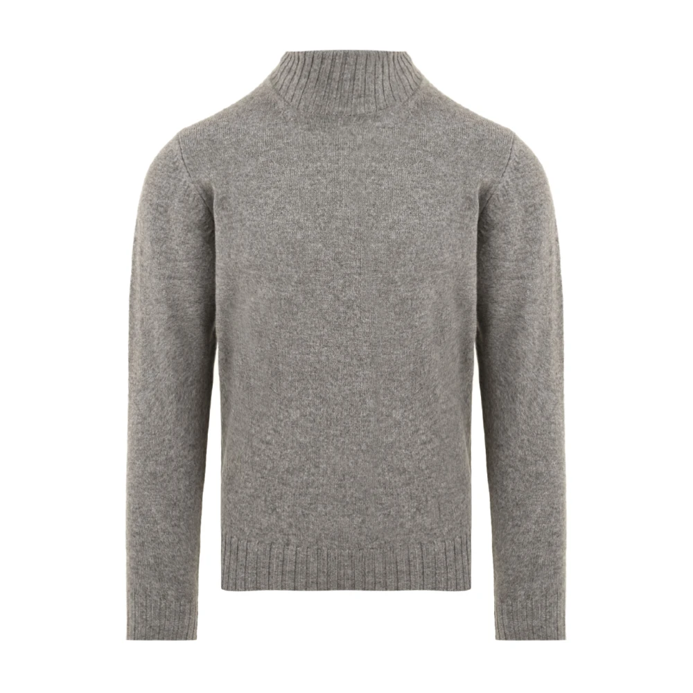 Filippo De Laurentiis Gray Wool And Cashmere Turtleneck - Male - Turtlenecks - S - Knitwear