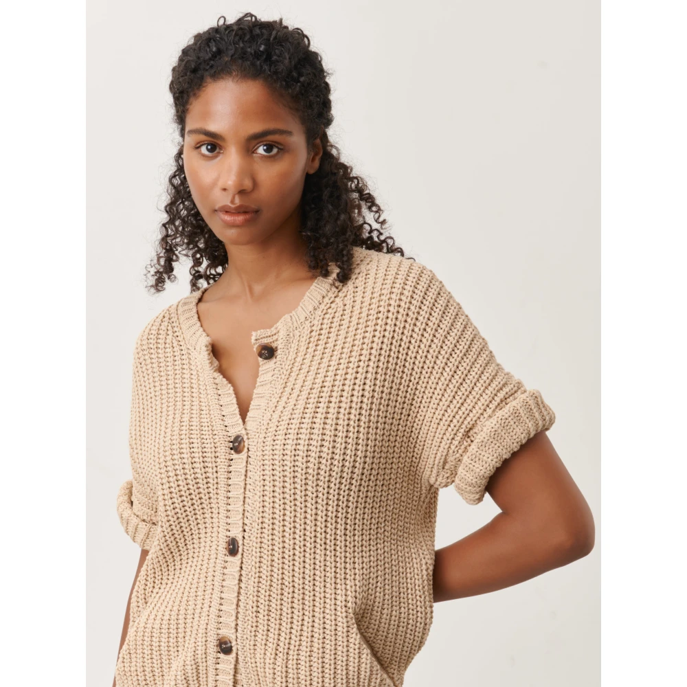 Jane Lushka Cardigans Beige Dames