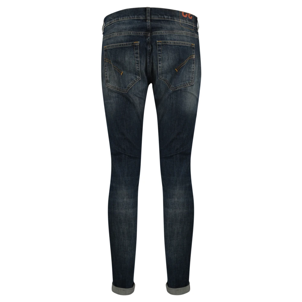 Dondup Donkere Denim Slim Fit Jeans Blue Heren