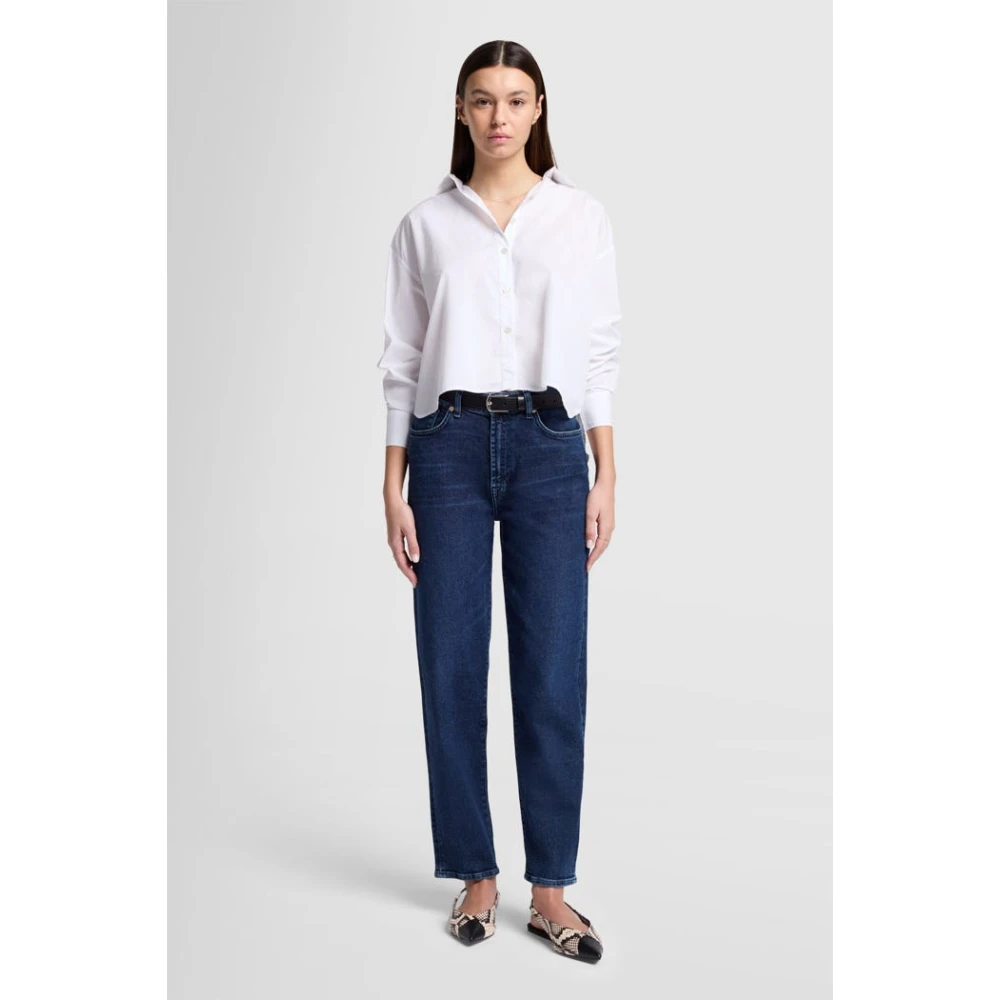 7 For All Mankind Malia Luxe Vintage Paradise High Rise Jeans Blue Dames